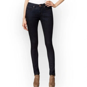 Eileen Fisher Petite Dark Wash Organic Cotton Skinny Jeans  10P